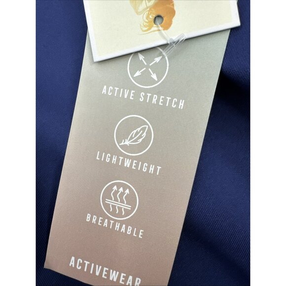 Shadow Sport Fitted Colorblock Belle Sleeve Zip Front Jacket Size 3X Blueprint‎ - Picture 5 of 9